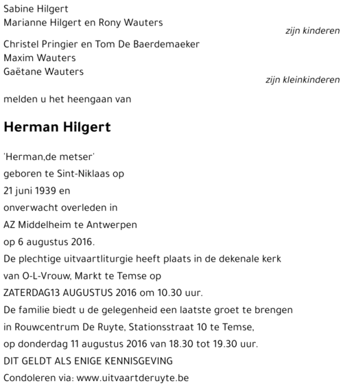 Herman Hilgert
