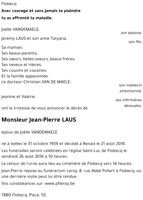Jean-Pierre LAUS