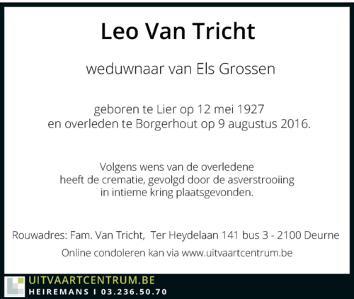 Leo Van Tricht