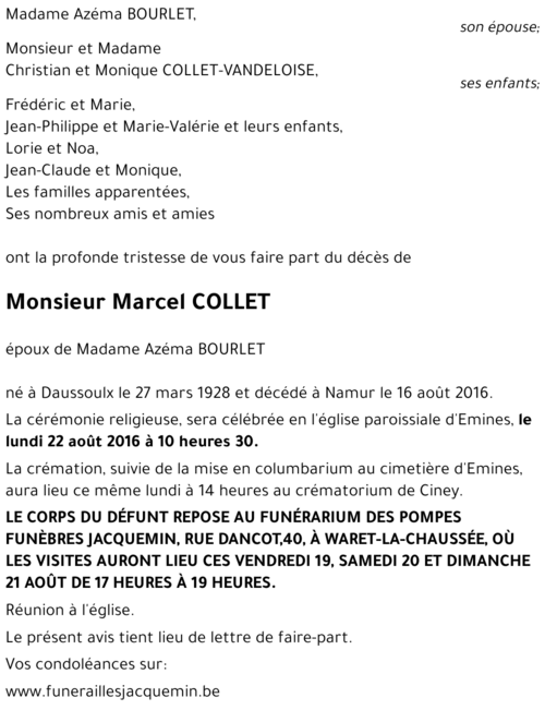 Marcel COLLET