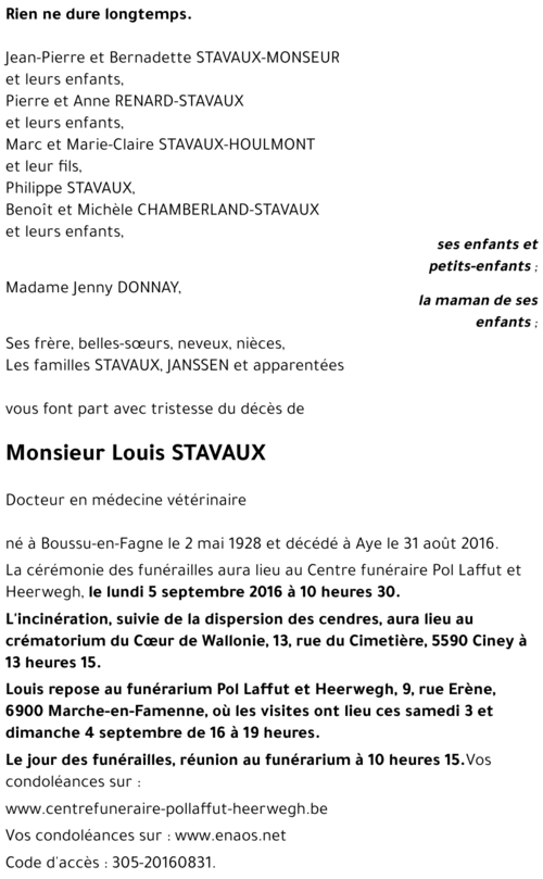 Louis STAVAUX