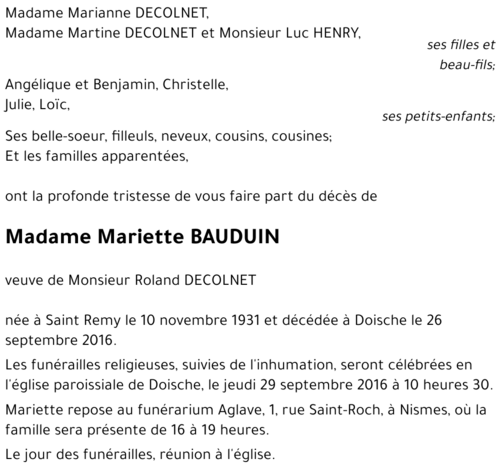 Mariette Bauduin