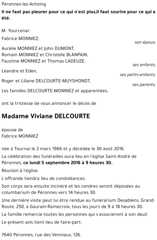 Viviane DELCOURTE