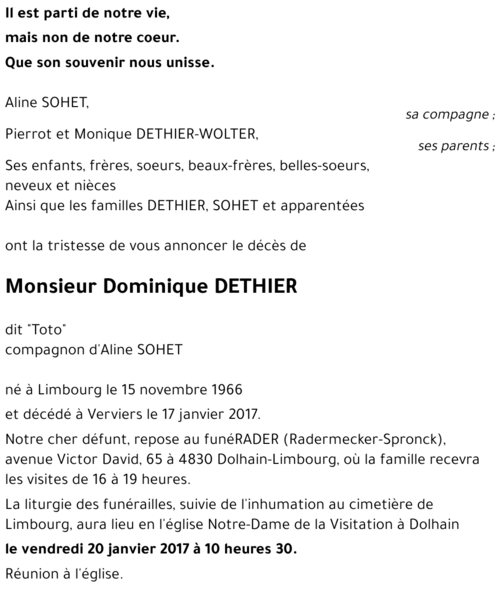 Dominique DETHIER