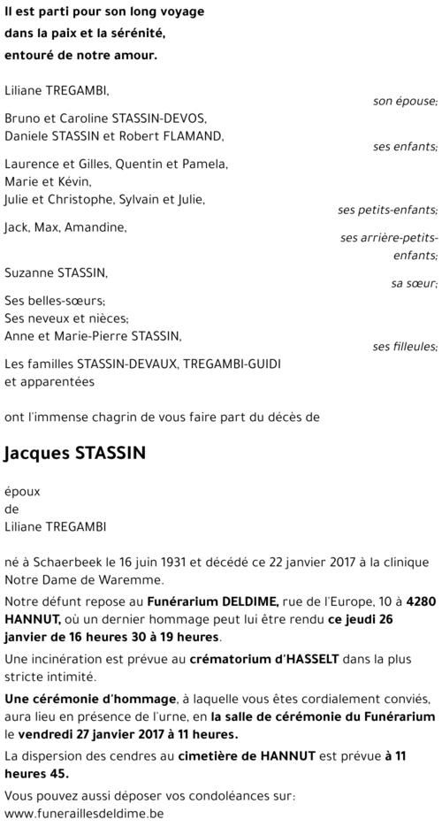 Jacques STASSIN