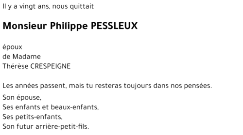 Philippe PESSLEUX