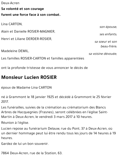 Lucien ROSIER