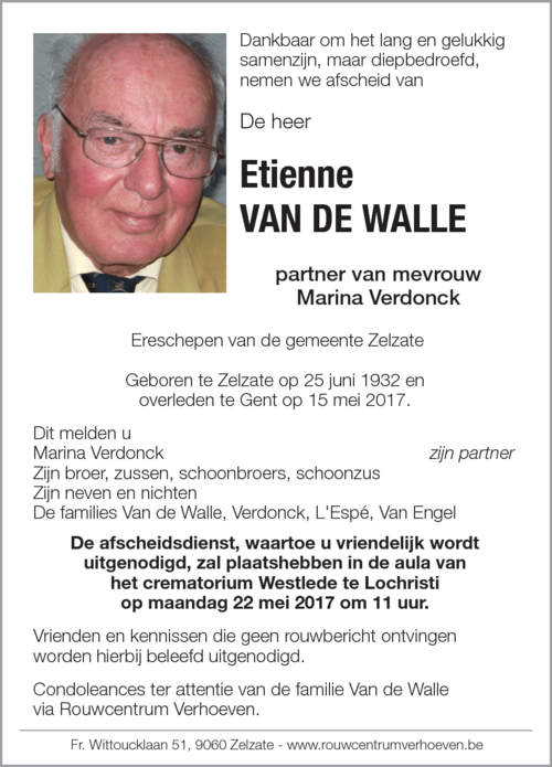 Etienne Van de Walle