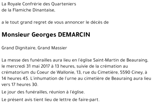 Georges DEMARCIN