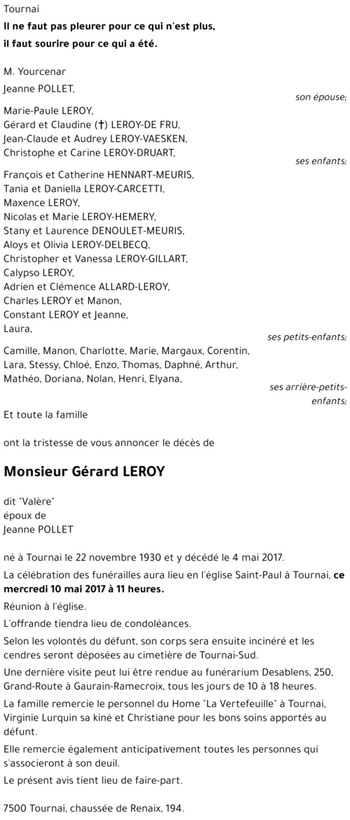 Gérard LEROY
