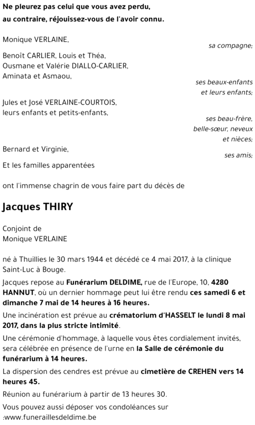Jacques THIRY