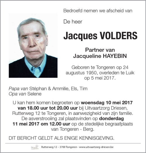 Jacques Volders