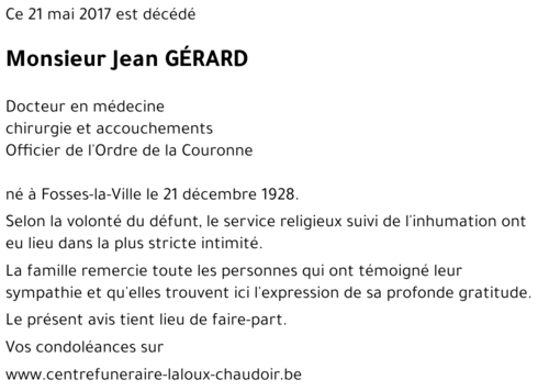 Jean GÉRARD