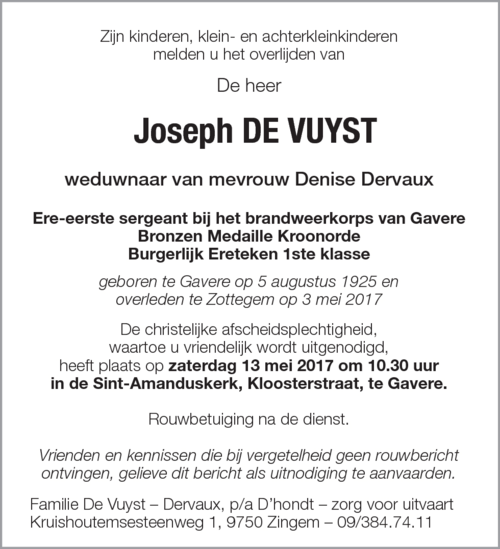 Joseph De Vuyst