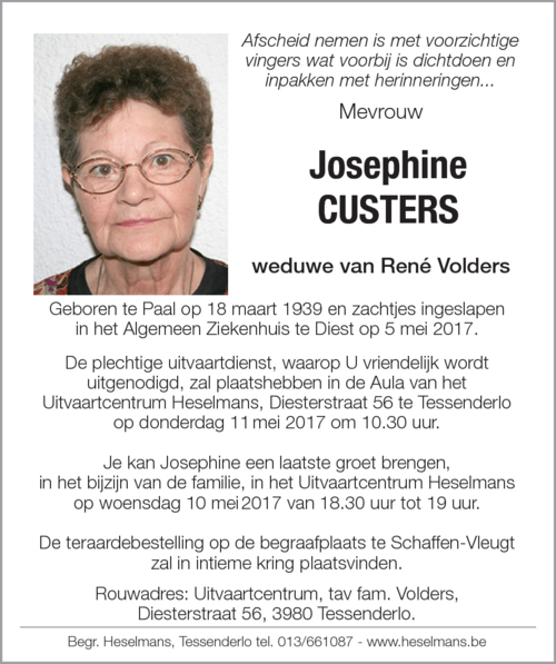 Josephine Custers