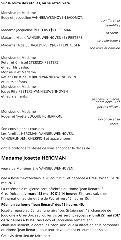 Josette HERCMAN