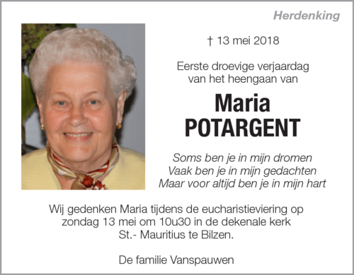 Maria POTARGENT