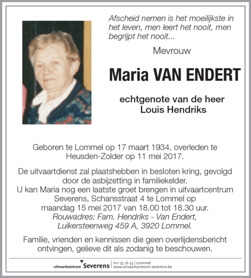 Maria Van Endert