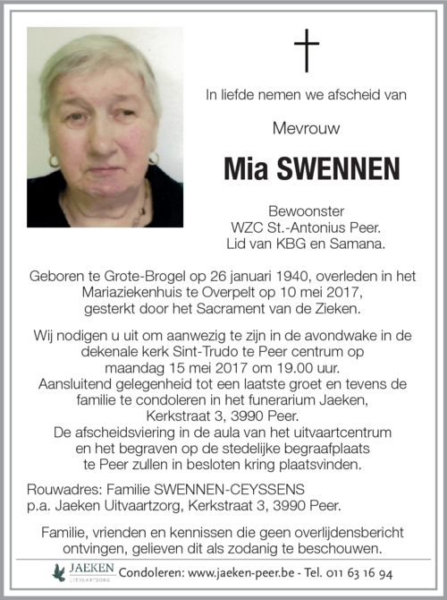Mia Swennen