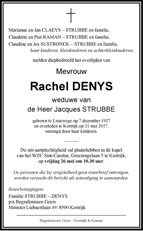 Rachel DENYS