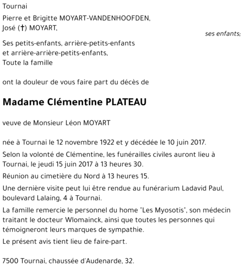 Clémentine PLATEAU