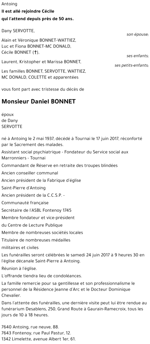 Daniel BONNET