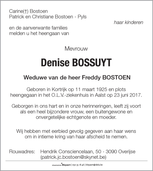 Denise Bossuyt