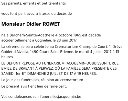Didier Rowet