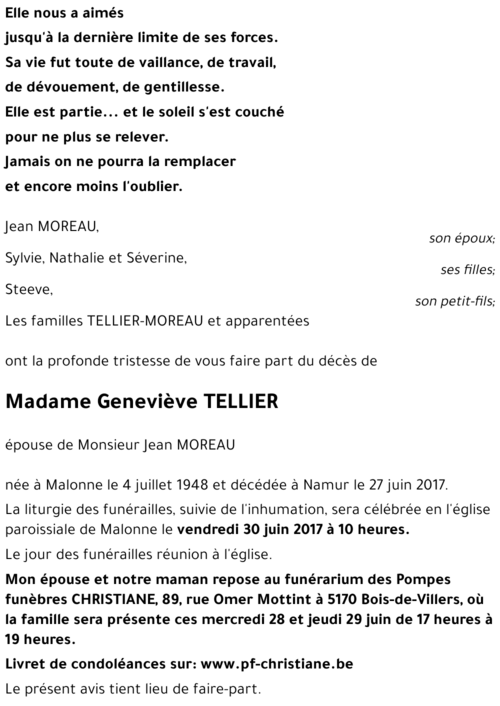 Geneviève TELLIER