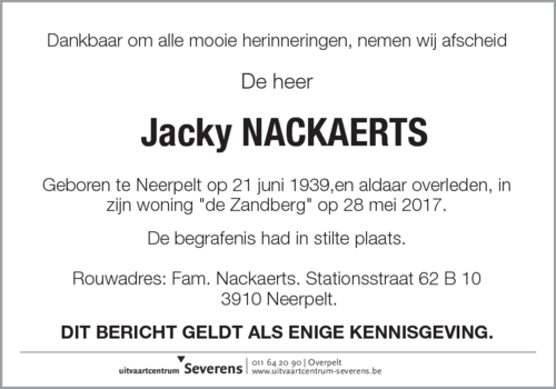 Jacky Nackaerts