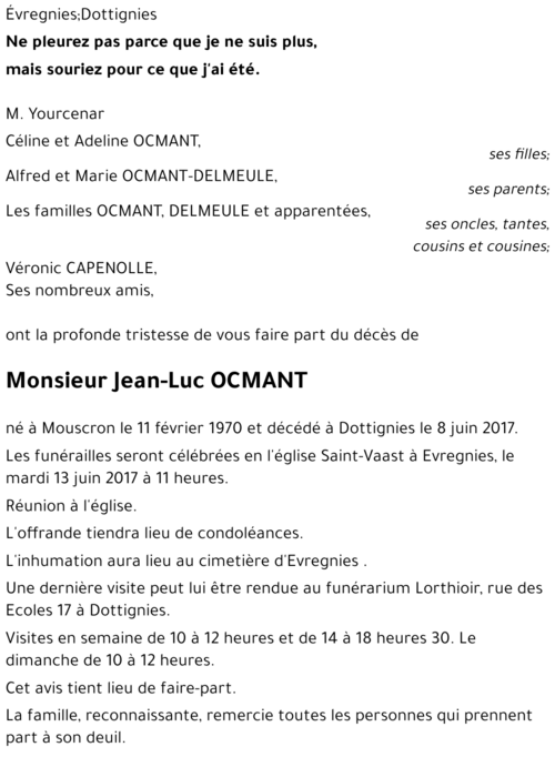Jean-Luc OCMANT