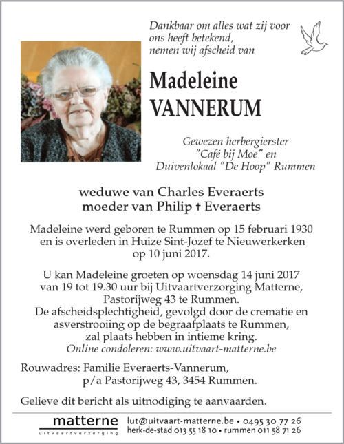 Madeleine Vannerum