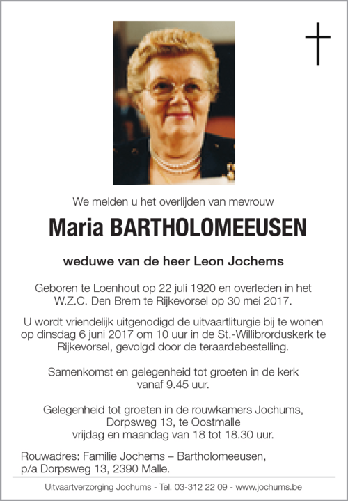 Maria Bartholomeeusen