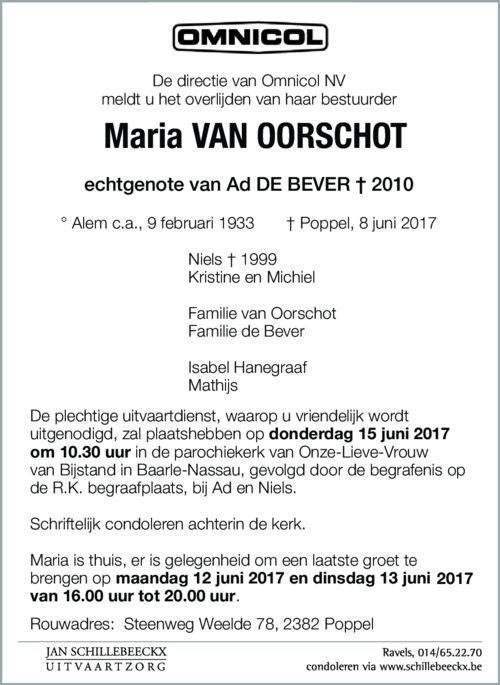 Maria van Oorschot