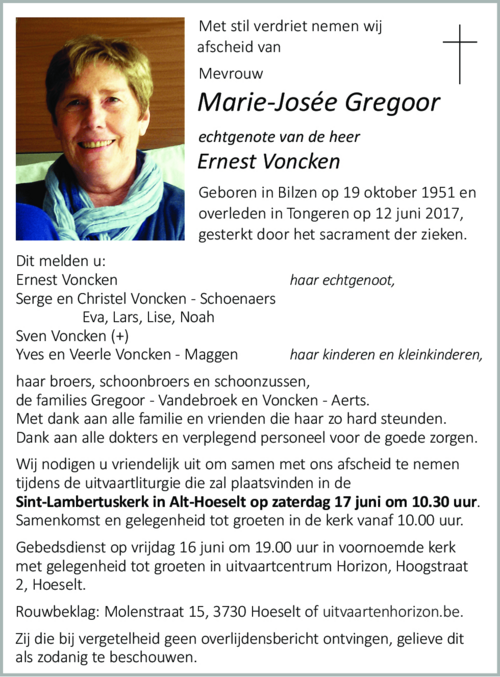 Marie-Josée Gregoor