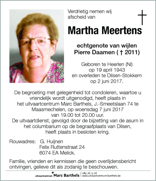 Martha Meertens