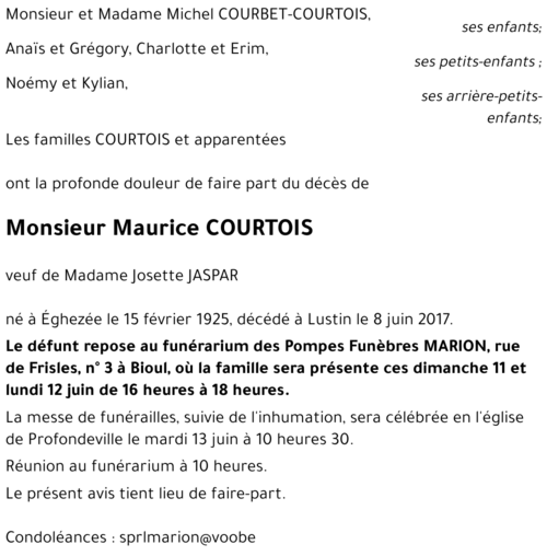 Maurice COURTOIS