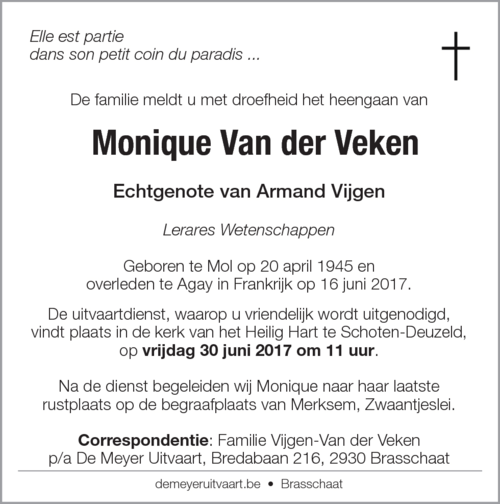 Monique Van der Veken