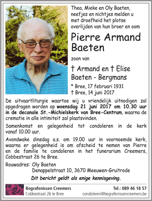 Pierre Armand Baeten