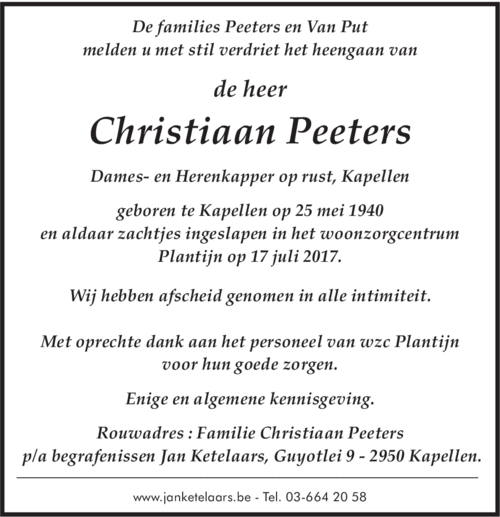 Christiaan Peeters