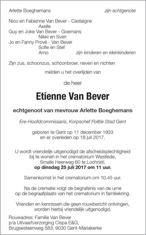 Etienne Van Bever