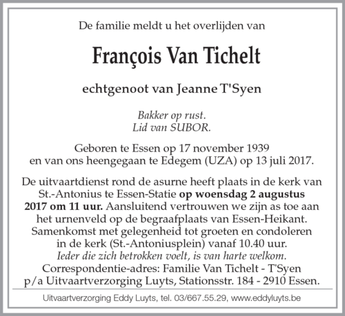 François Van Tichelt