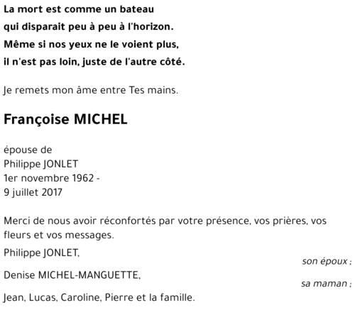 Françoise MICHEL