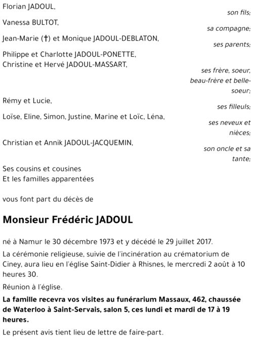 Frédéric JADOUL