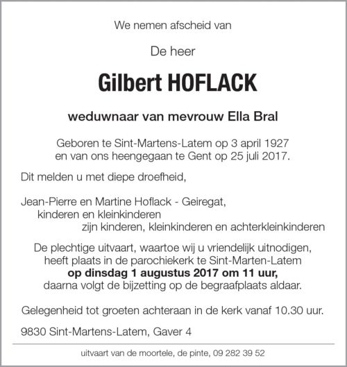 Gilbert Hoflack