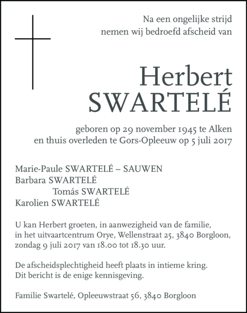 Herbert Swartelé
