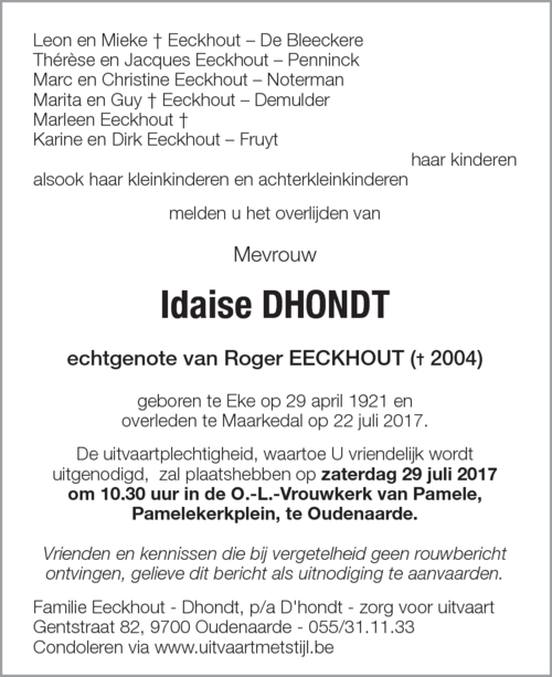 Idaise Dhondt