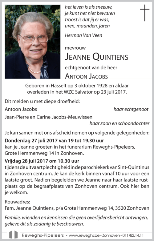 Jeanne Quintiens