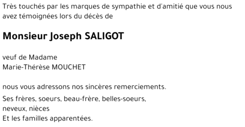 Joseph SALIGOT