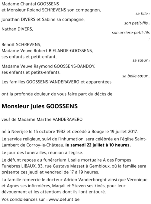 Jules GOOSSENS